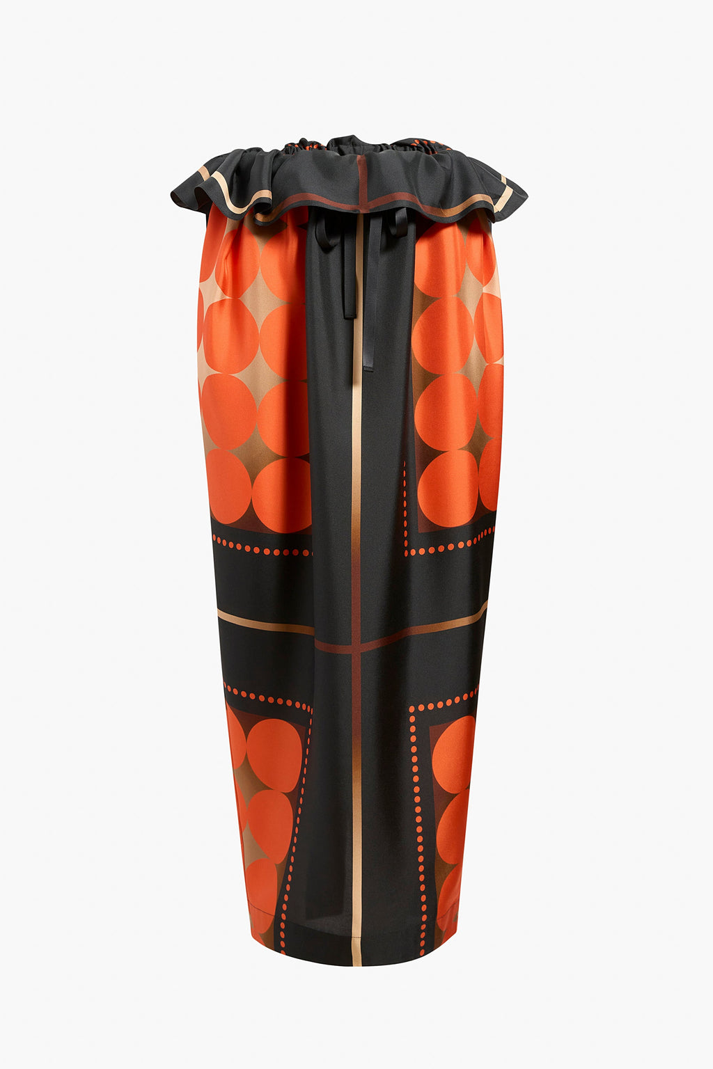 Khaite Lilila Skirt - Orange Multi