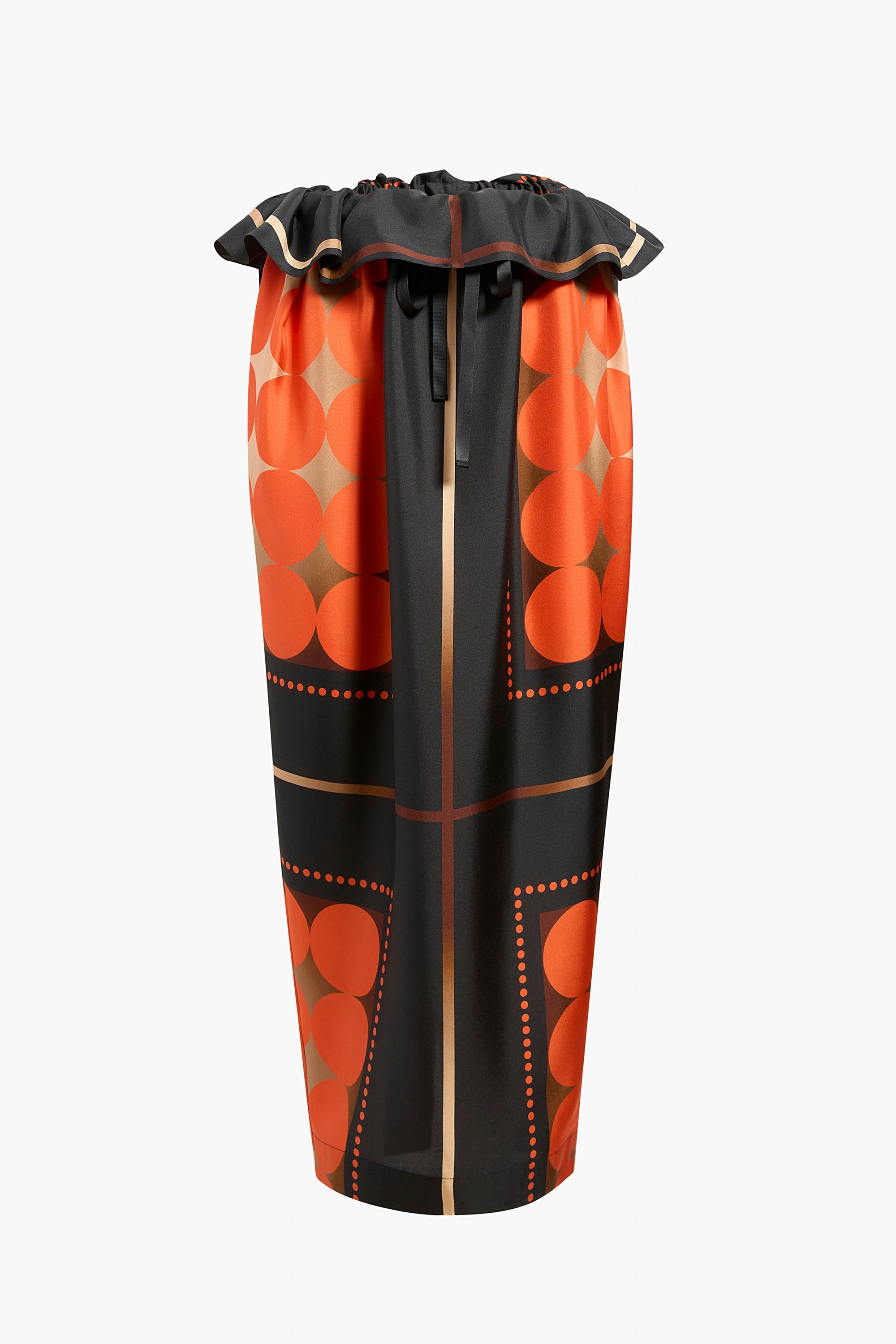 Khaite Lilila Skirt - Orange Multi