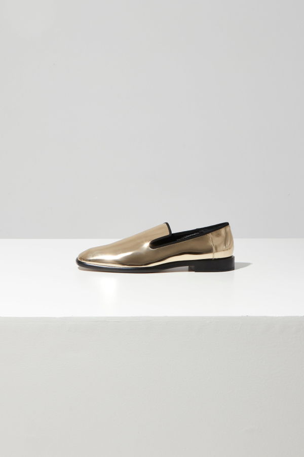Victoria Beckham Loafers - Light Gold