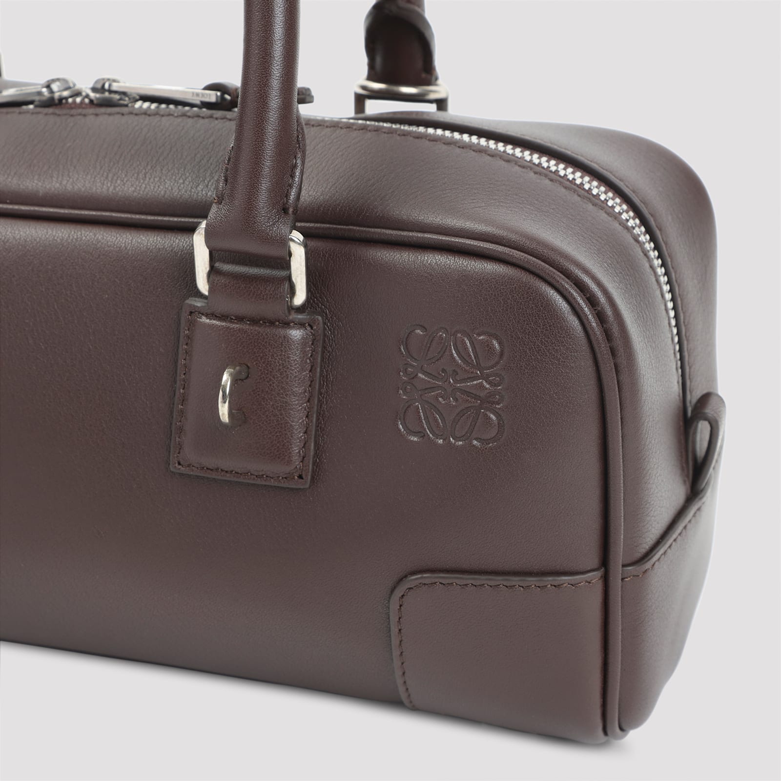 LOEWE Amazona 23 Cropped Shoulder Bag - Dark Brownie