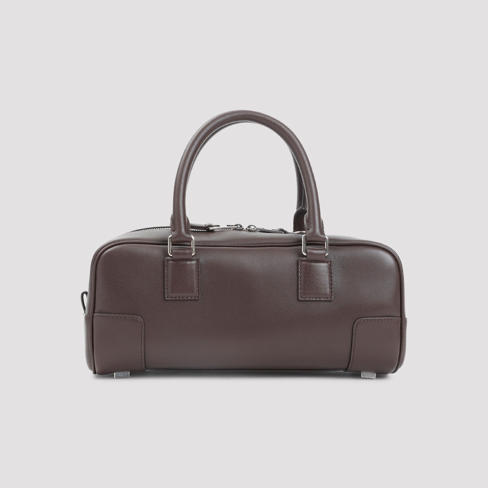 LOEWE Amazona 23 Cropped Shoulder Bag - Dark Brownie