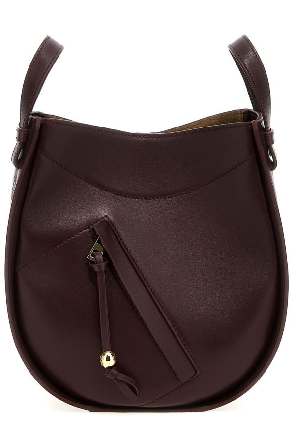 LOEWE Hammock Slice Crossbody Bag - Bordeaux