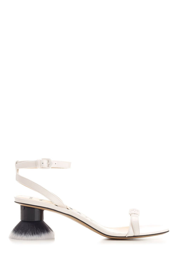 LOEWE Petal Sandals - White