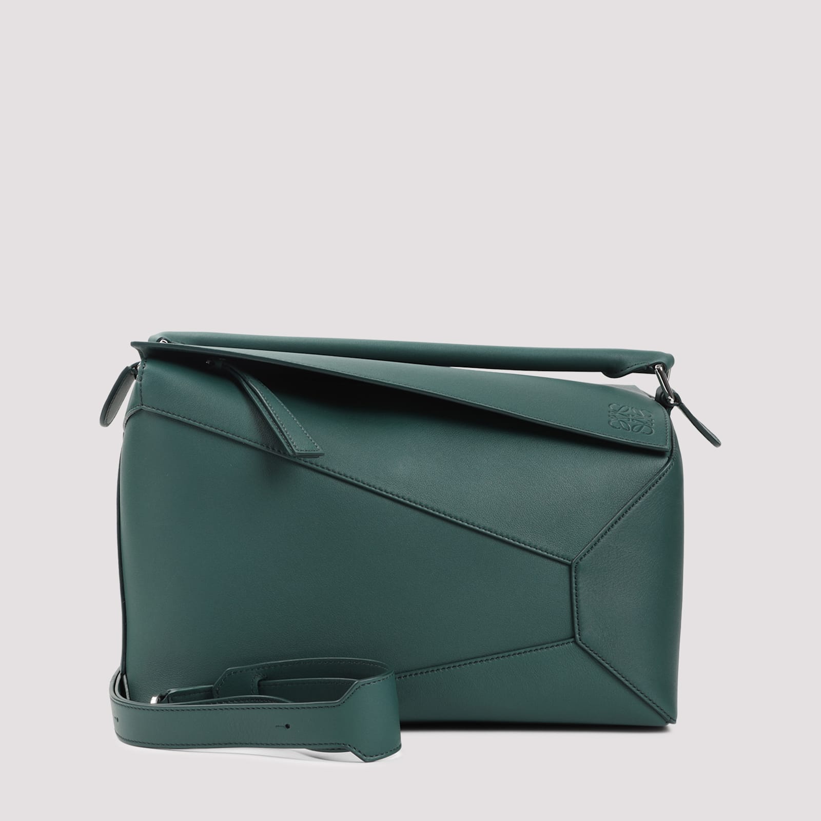 LOEWE Puzzle Edge New Large Shoulder Bag - Evergreen
