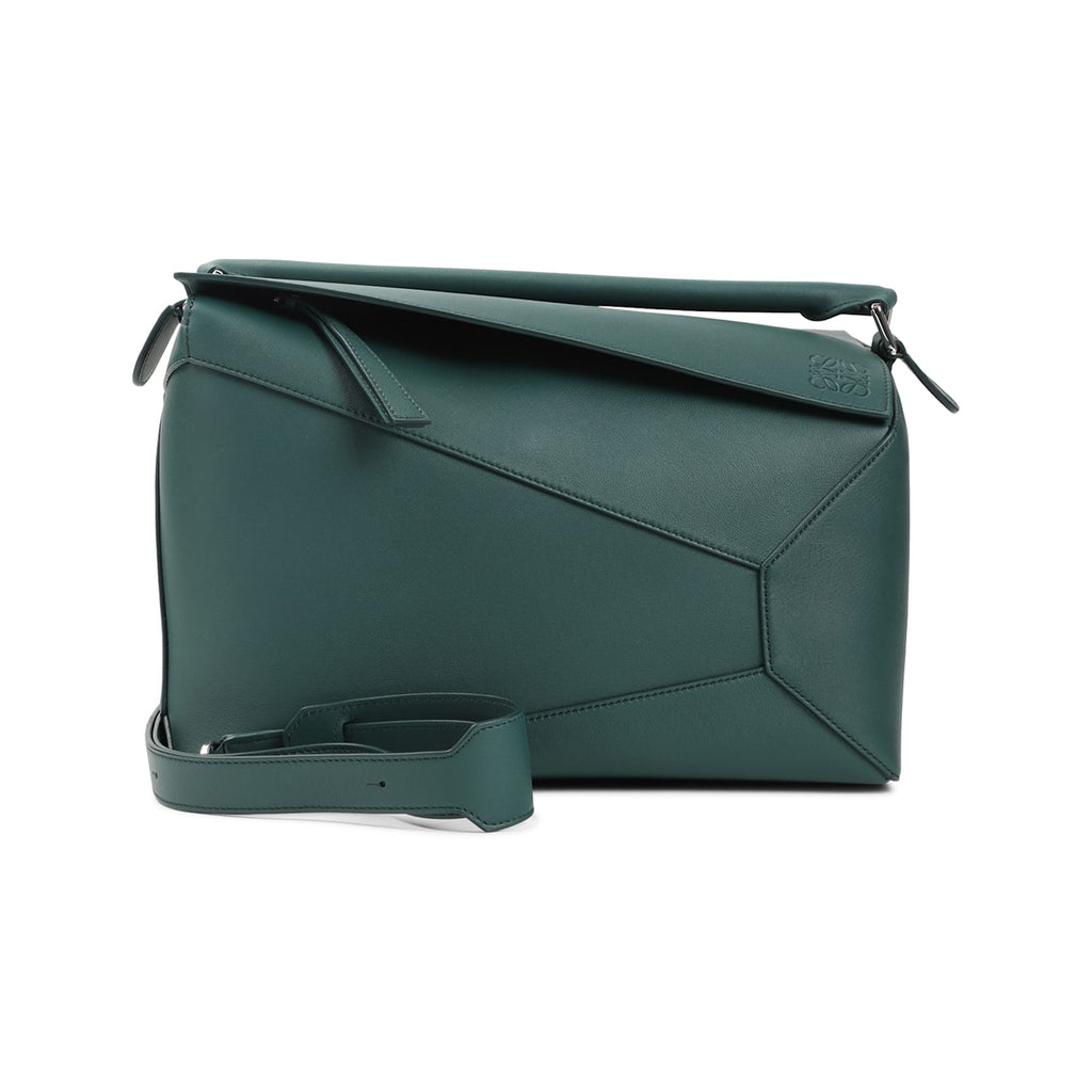 LOEWE Puzzle Edge New Large Shoulder Bag - Evergreen