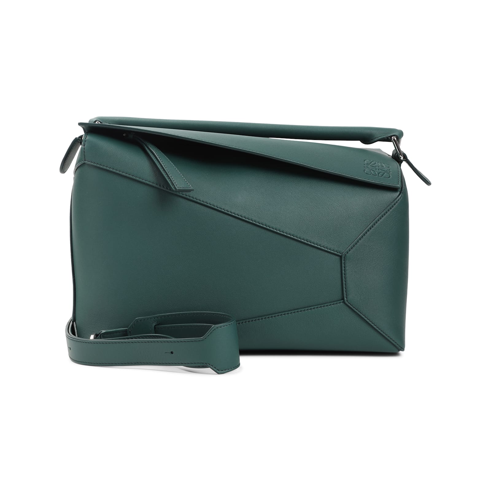 LOEWE Puzzle Edge New Large Shoulder Bag - Evergreen