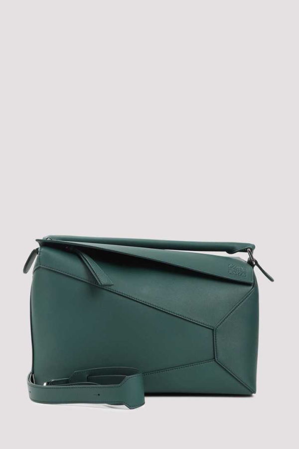 LOEWE Puzzle Edge New Large Shoulder Bag - Evergreen