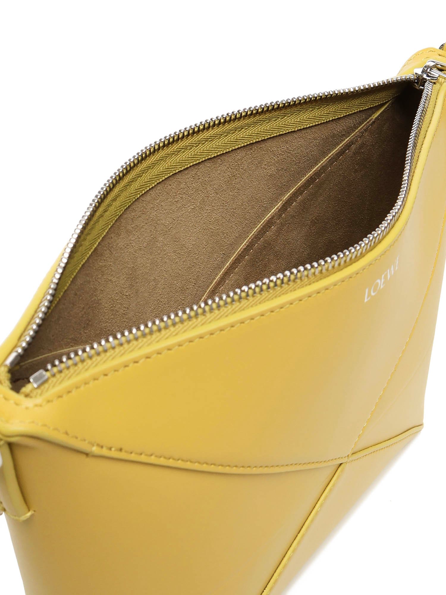 LOEWE Puzzle Fold Clutch - Dandelion