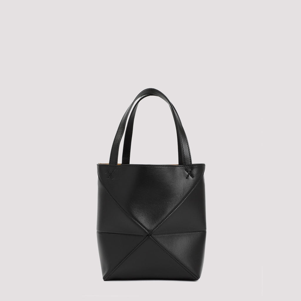 LOEWE Puzzle Fold Tote Mini Tote - Black