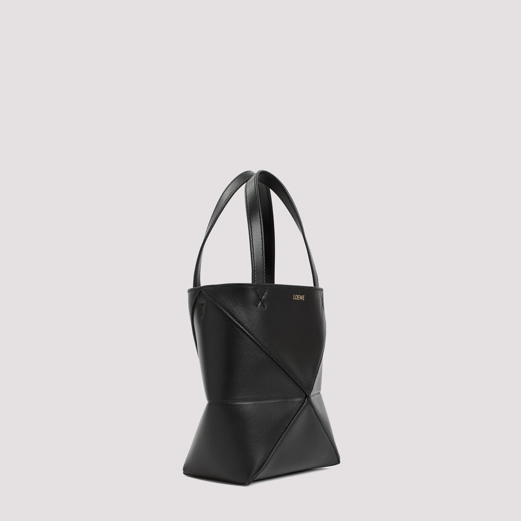 LOEWE Puzzle Fold Tote Mini Tote - Black