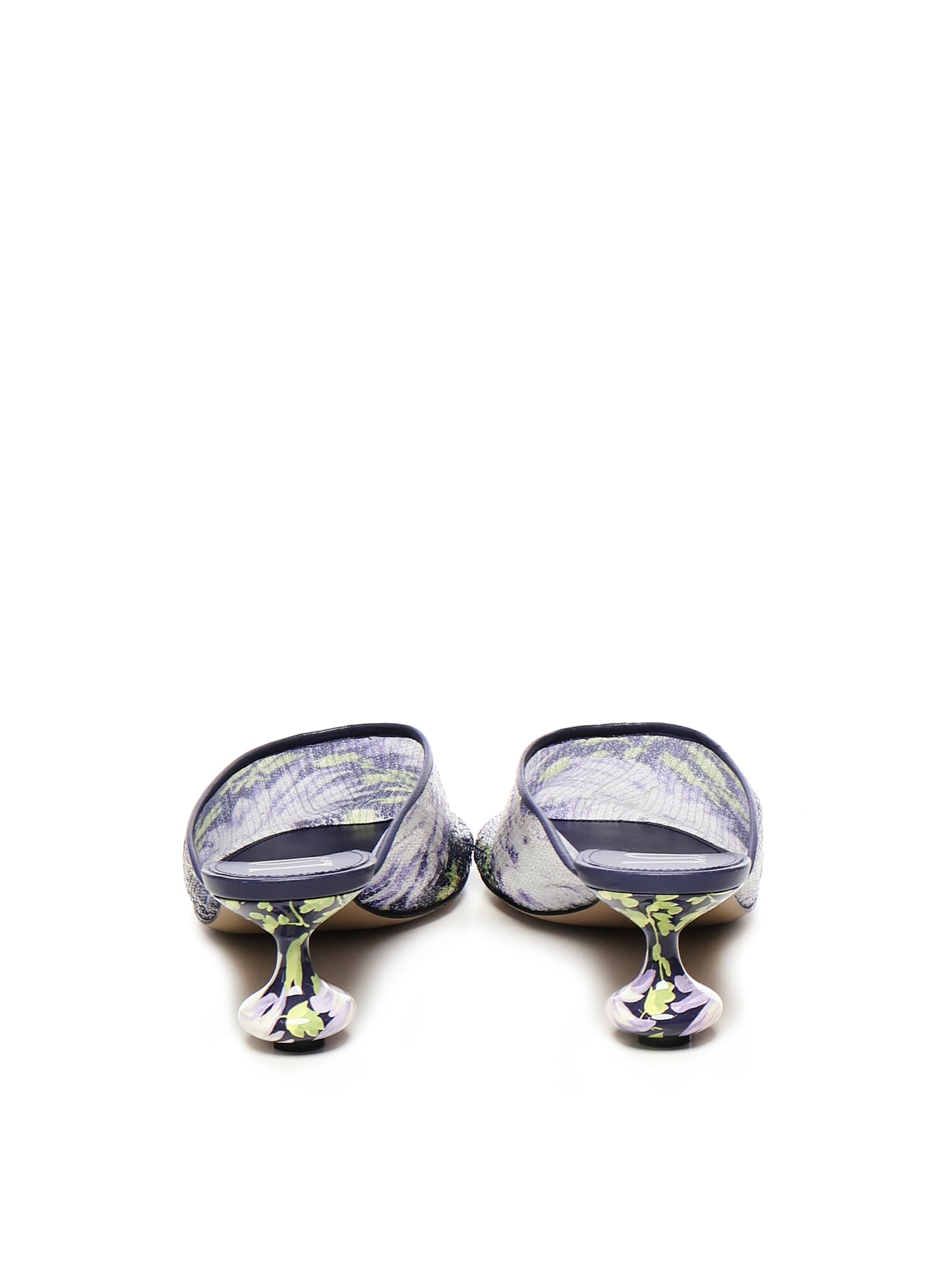 LOEWE Sequined Toy Sabot Sandal - Lilac