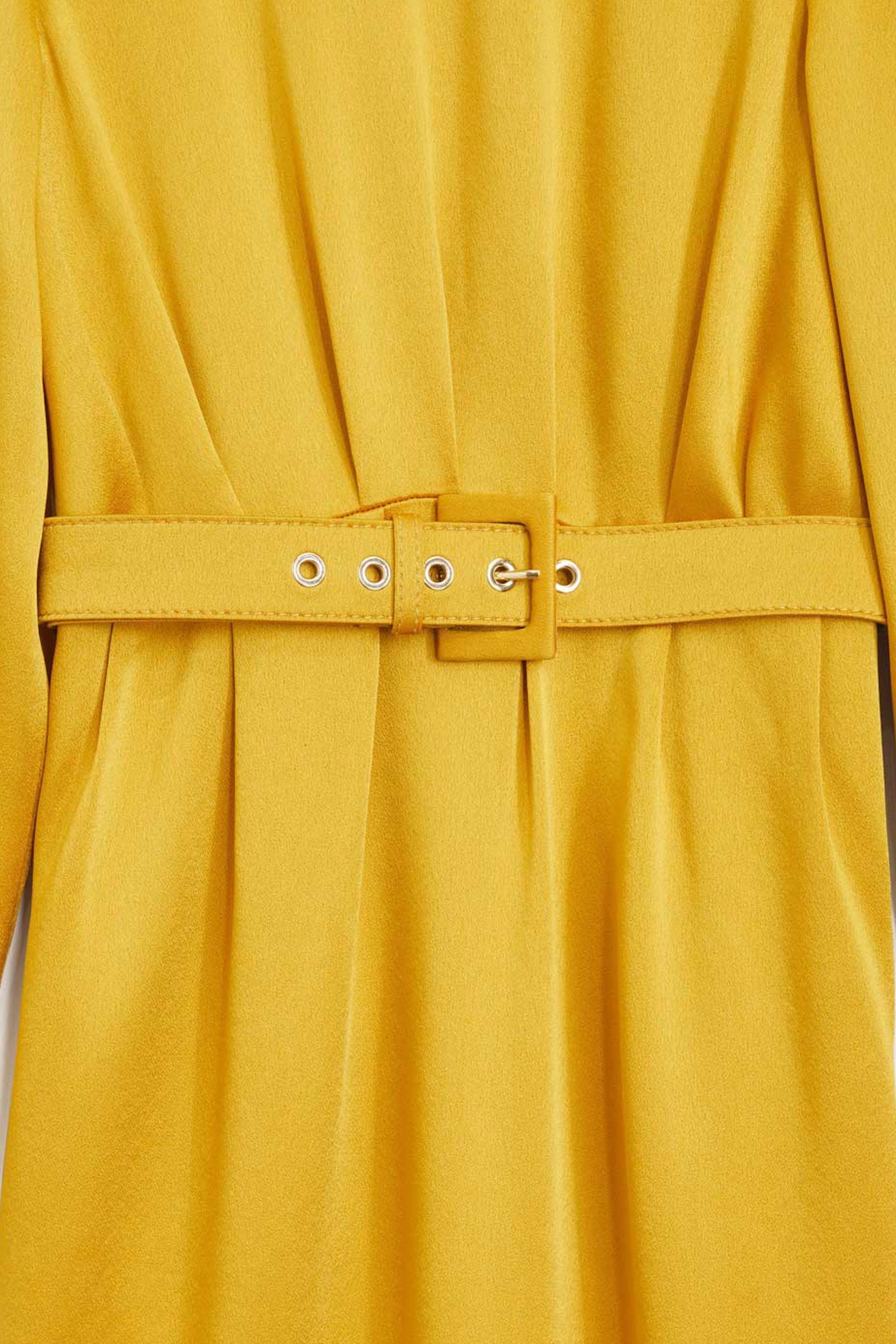 Rochas Long Sleeves Midi Dress - Dark Beige