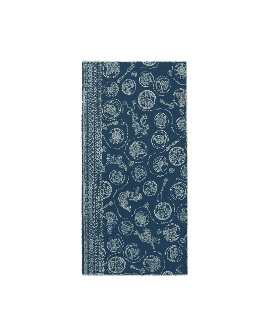 ALÉMAIS Lucky Cotton Pareo - Blue
