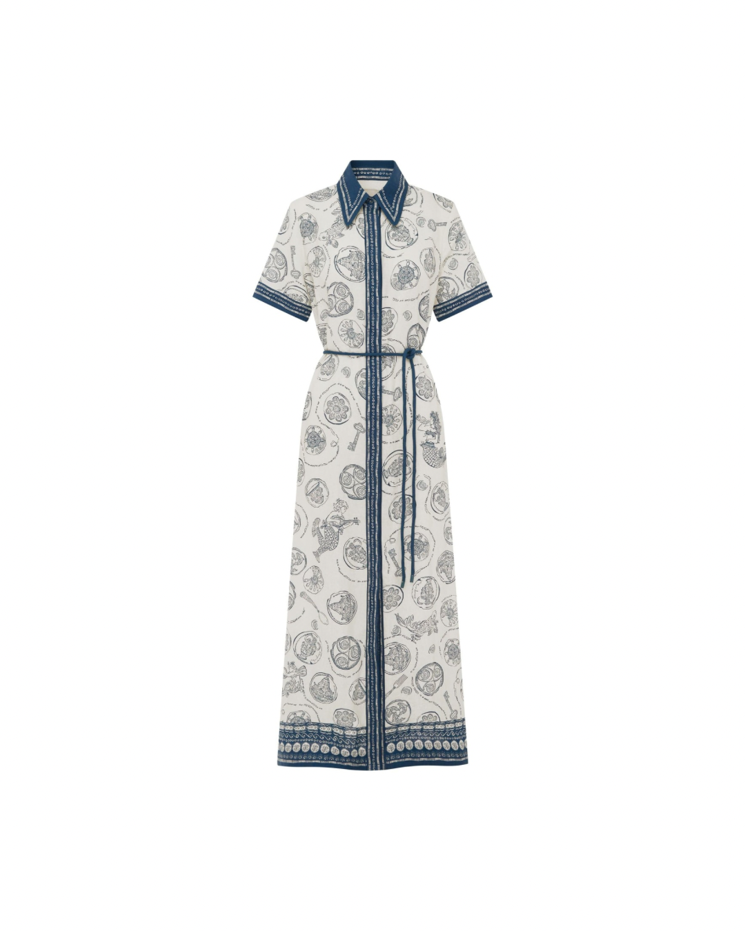 ALÉMAIS Lucky Shirt Dress - Ivory