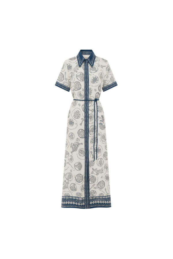 ALÉMAIS Lucky Shirt Dress - Ivory