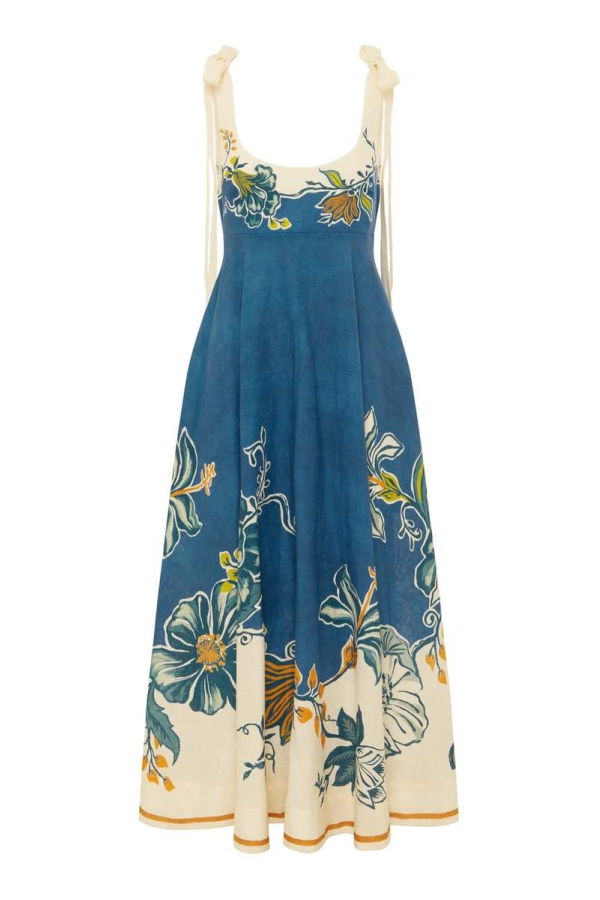 ALEMAIS Luda Ballet Sundress - Blue