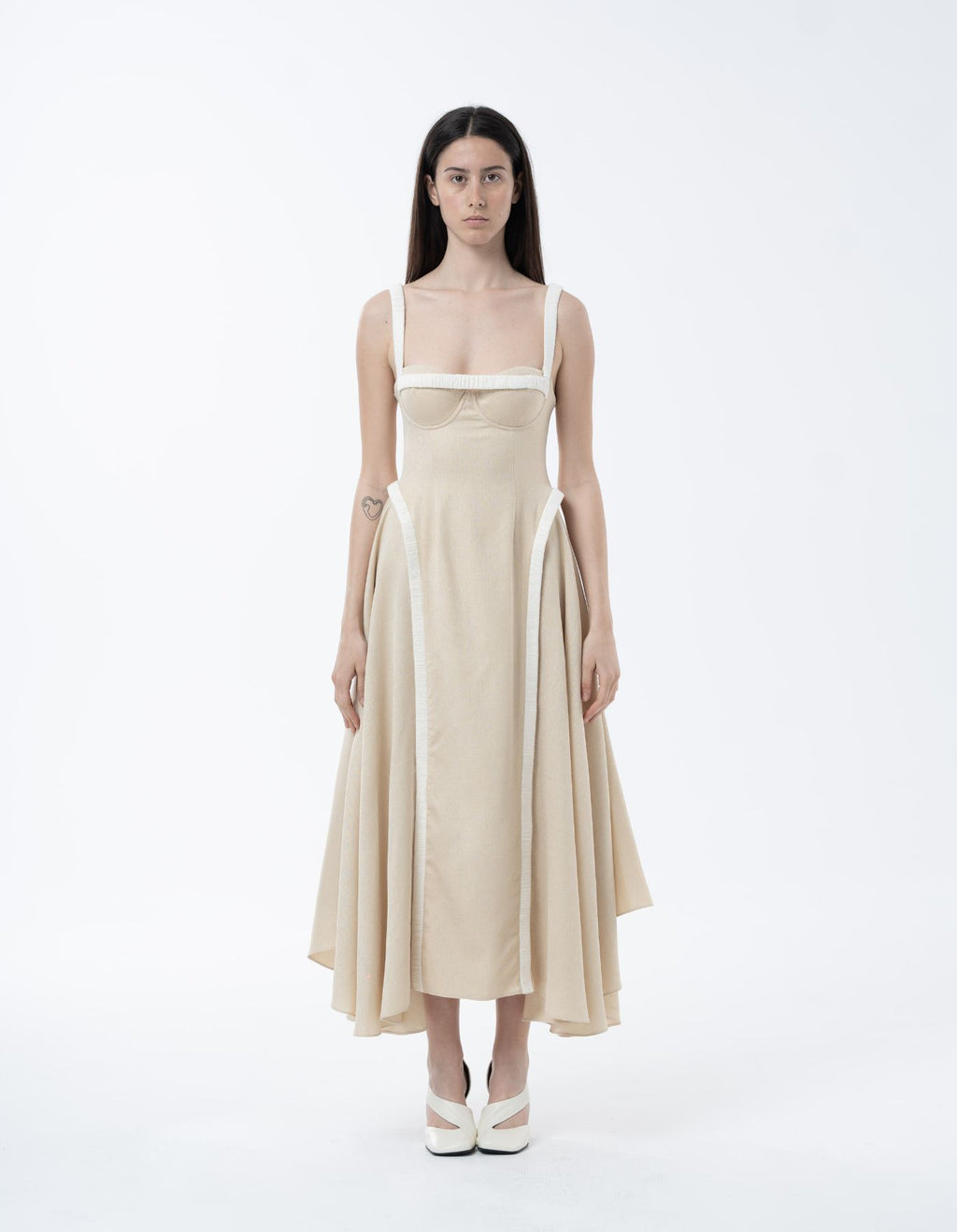 MAET Lyra Midi Dress - Cream