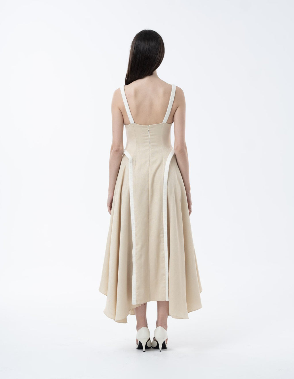 MAET Lyra Midi Dress - Cream