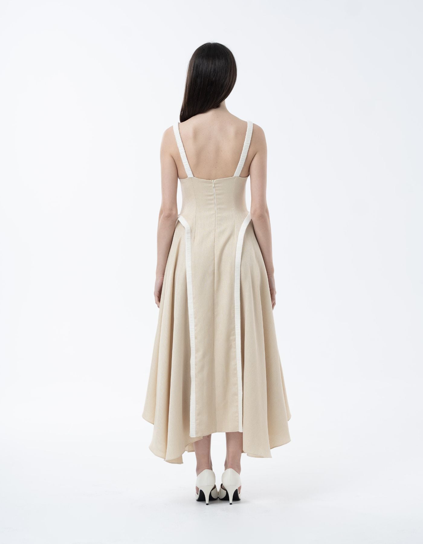 MAET Lyra Midi Dress - Cream