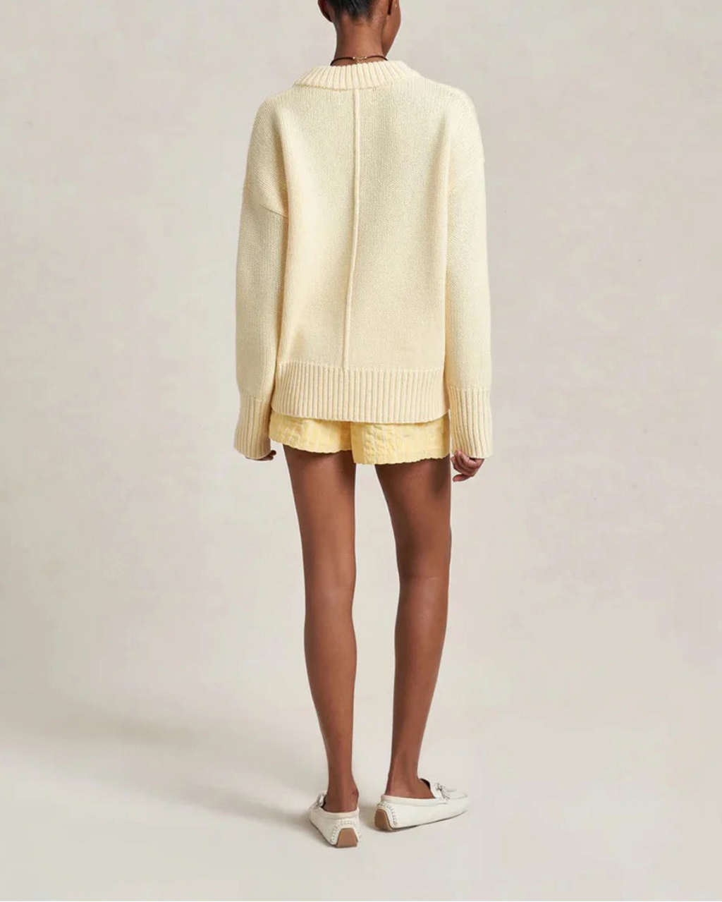 La Ligne Solid Marin Sweater - Butter