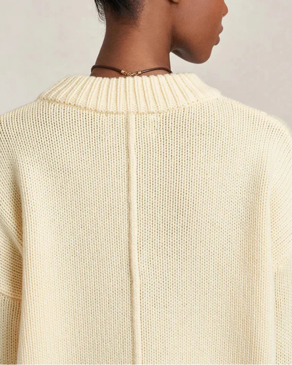 La Ligne Solid Marin Sweater - Butter