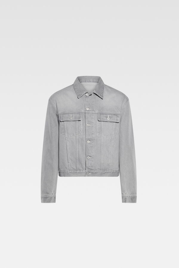 La Veste De-Nimes Jacket - Grey/Off White