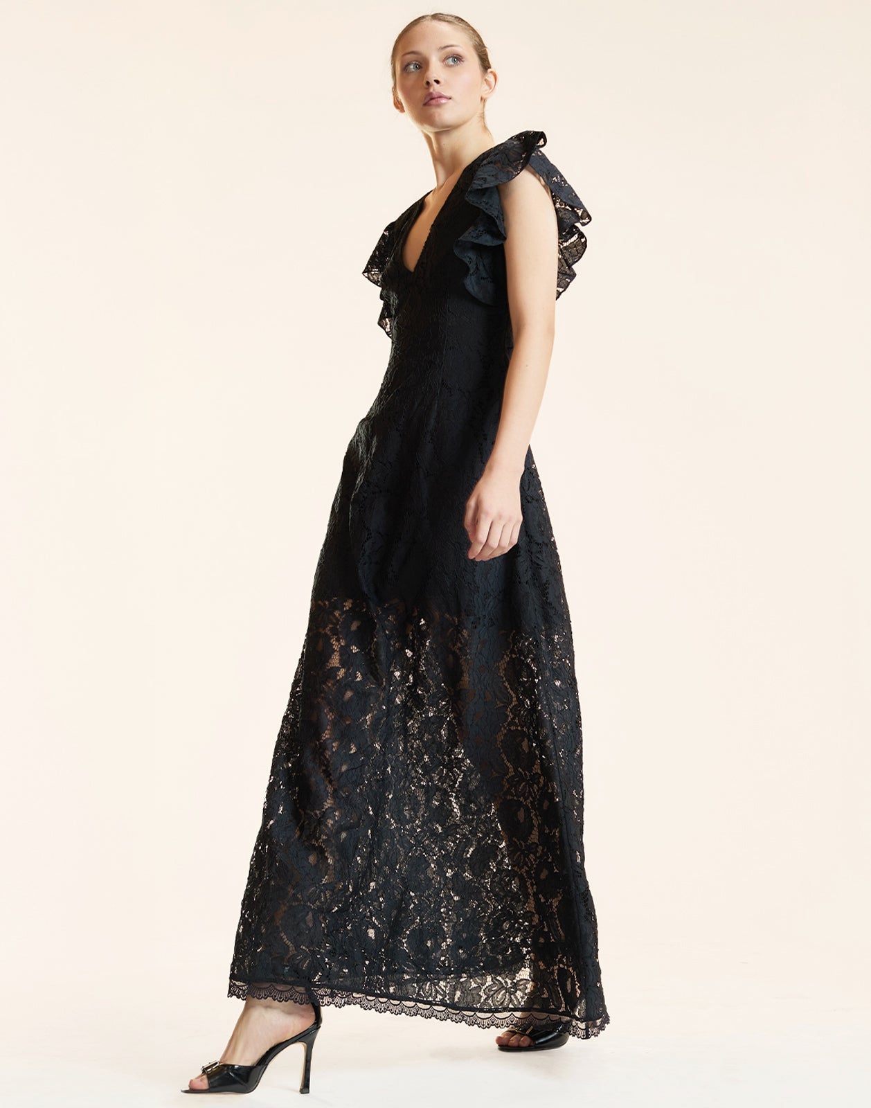 Cynthia Rowley Verona Lace Dress - Black