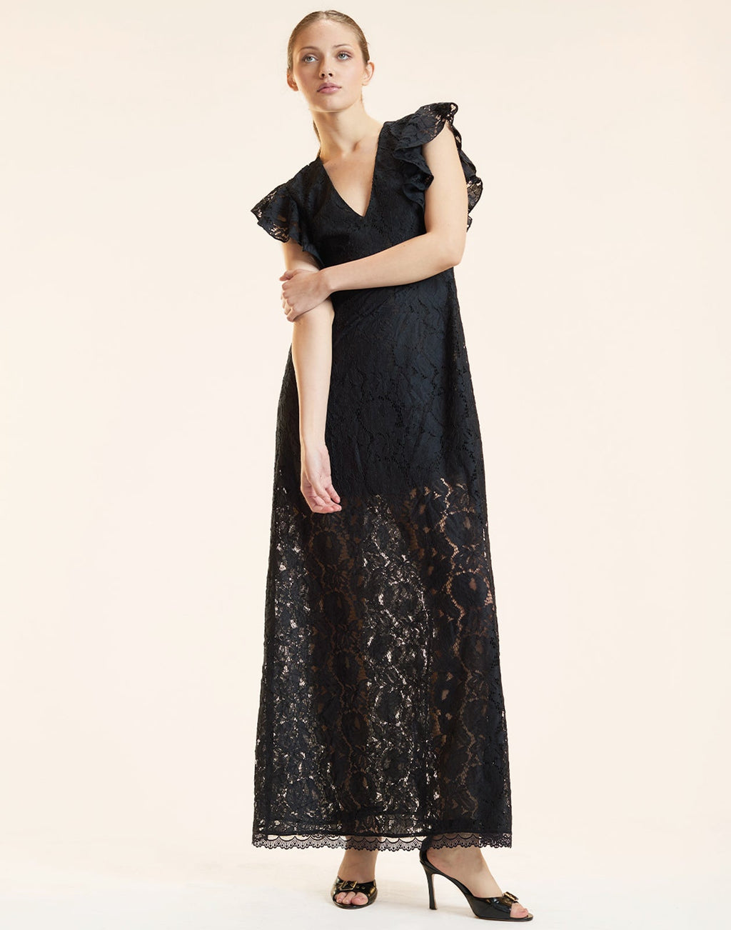 Cynthia Rowley Verona Lace Dress - Black