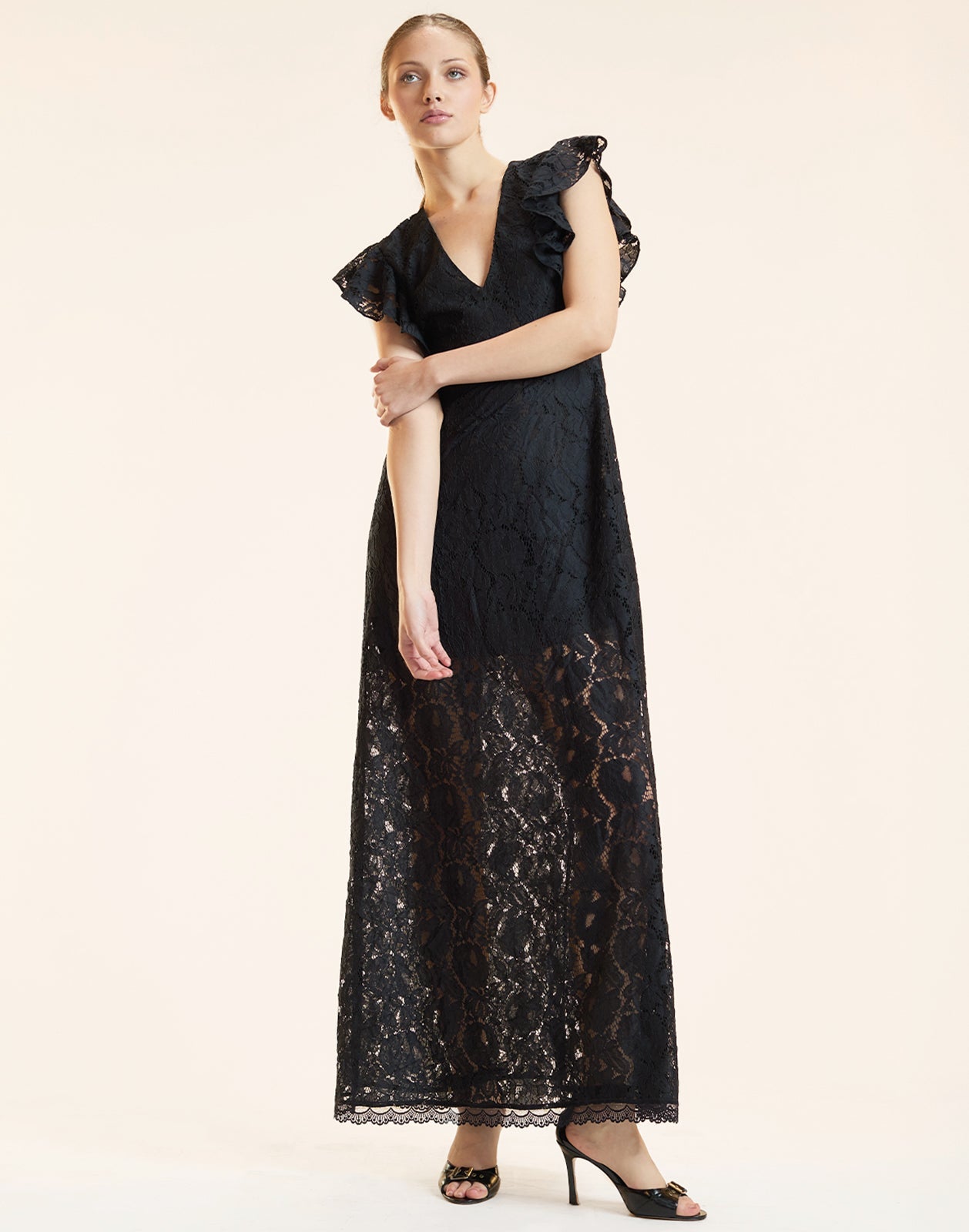 Cynthia Rowley Verona Lace Dress - Black