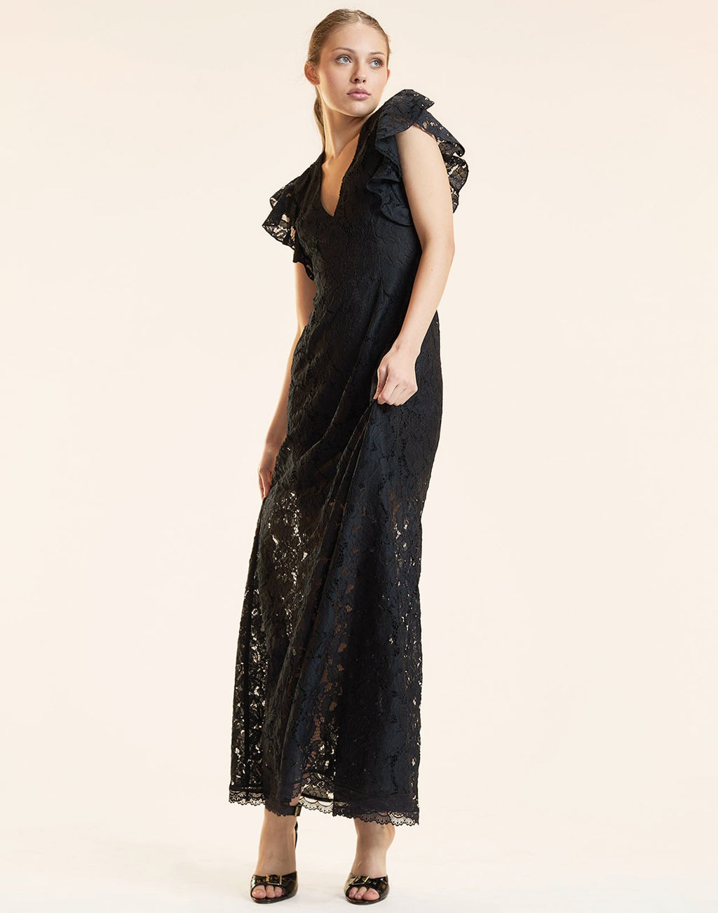 Cynthia Rowley Verona Lace Dress - Black