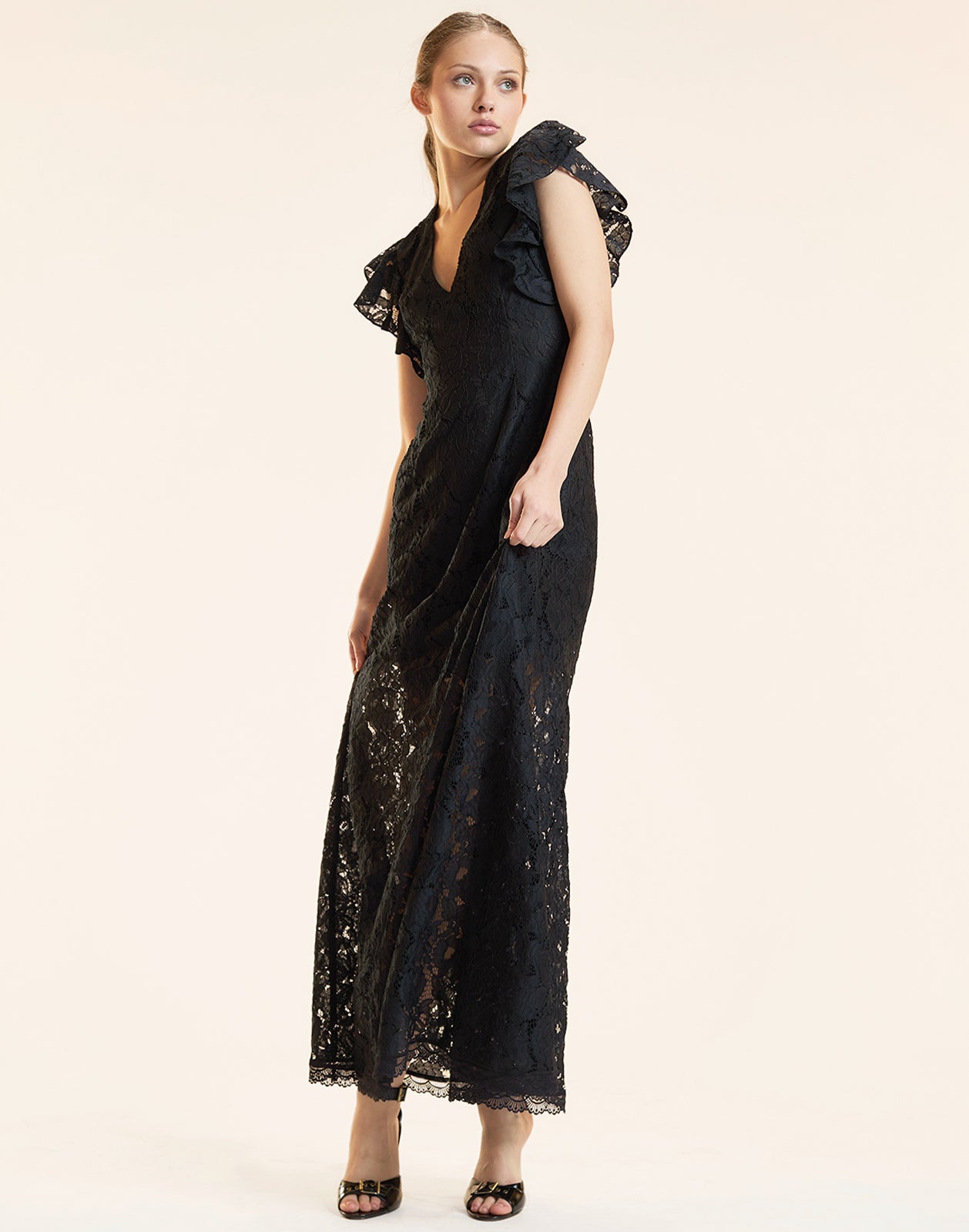 Cynthia Rowley Verona Lace Dress - Black