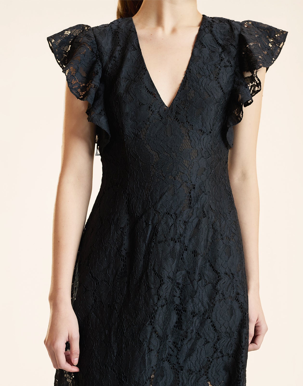 Cynthia Rowley Verona Lace Dress - Black