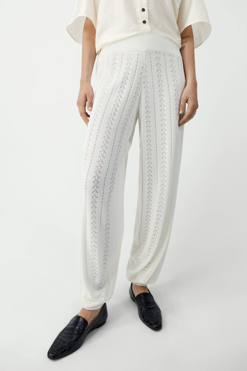 Cordera Lace Knit Pants Garza
