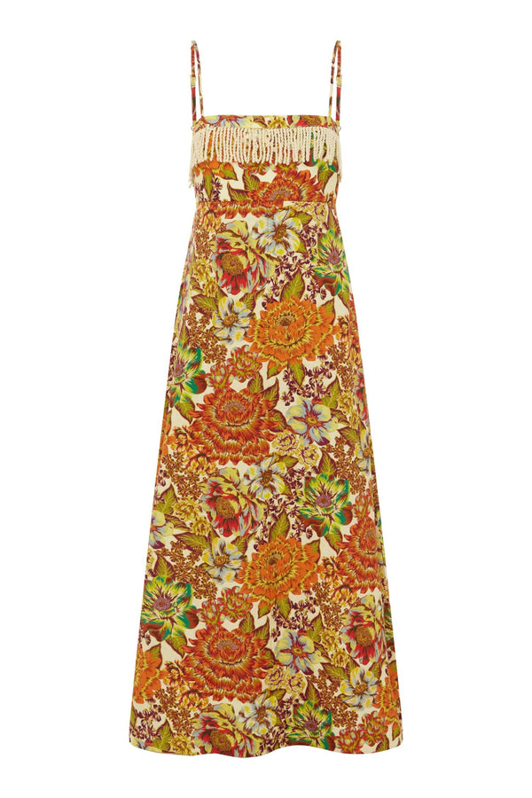 ALÉMAIS Lana Square Neck Day Dress - Multi