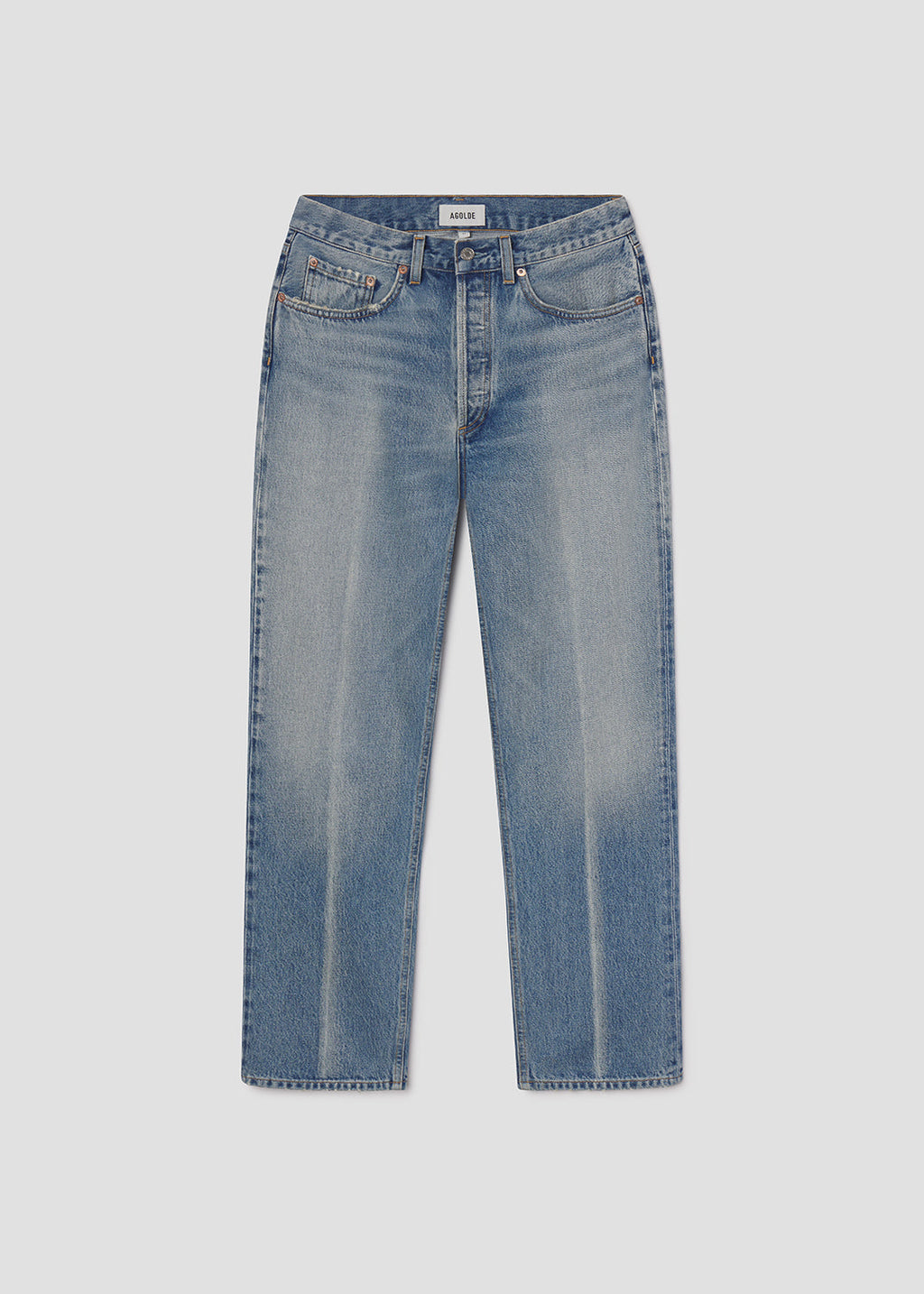 AGOLDE Lana Jeans - Medium Vintage Indigo