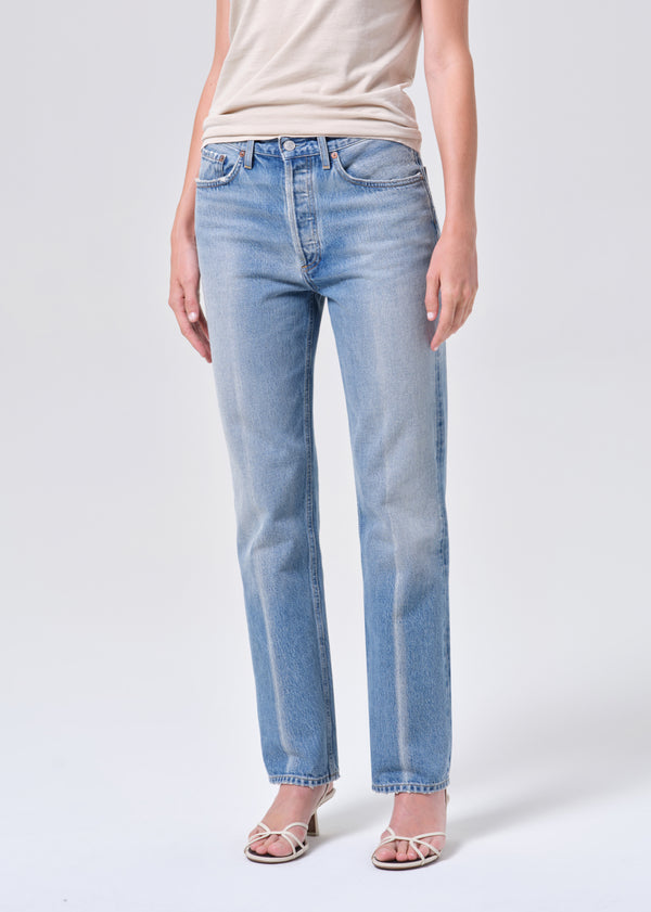 AGOLDE Lana Jeans - Medium Vintage Indigo