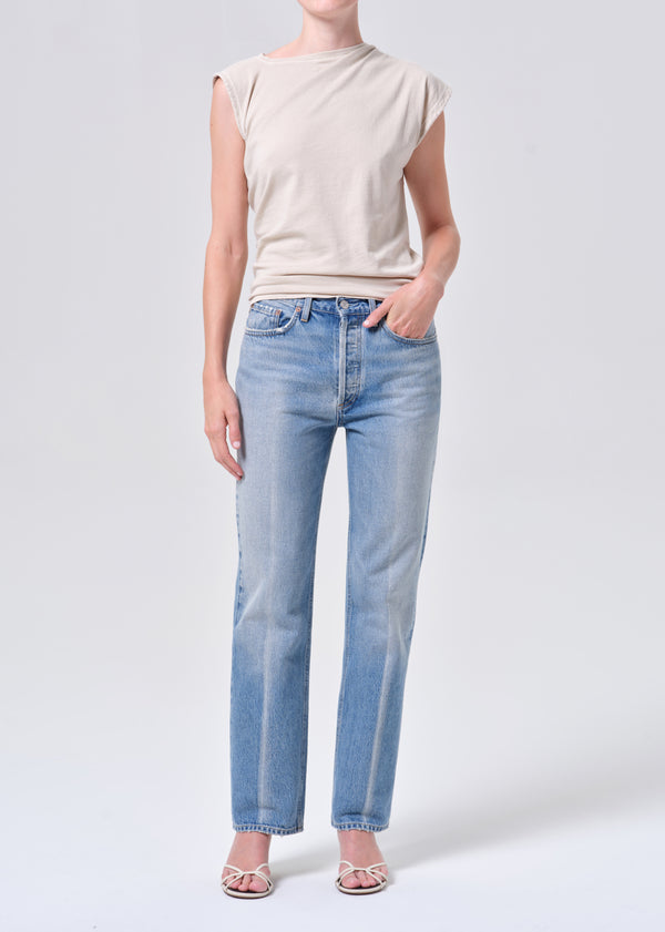 AGOLDE Lana Jeans - Medium Vintage Indigo