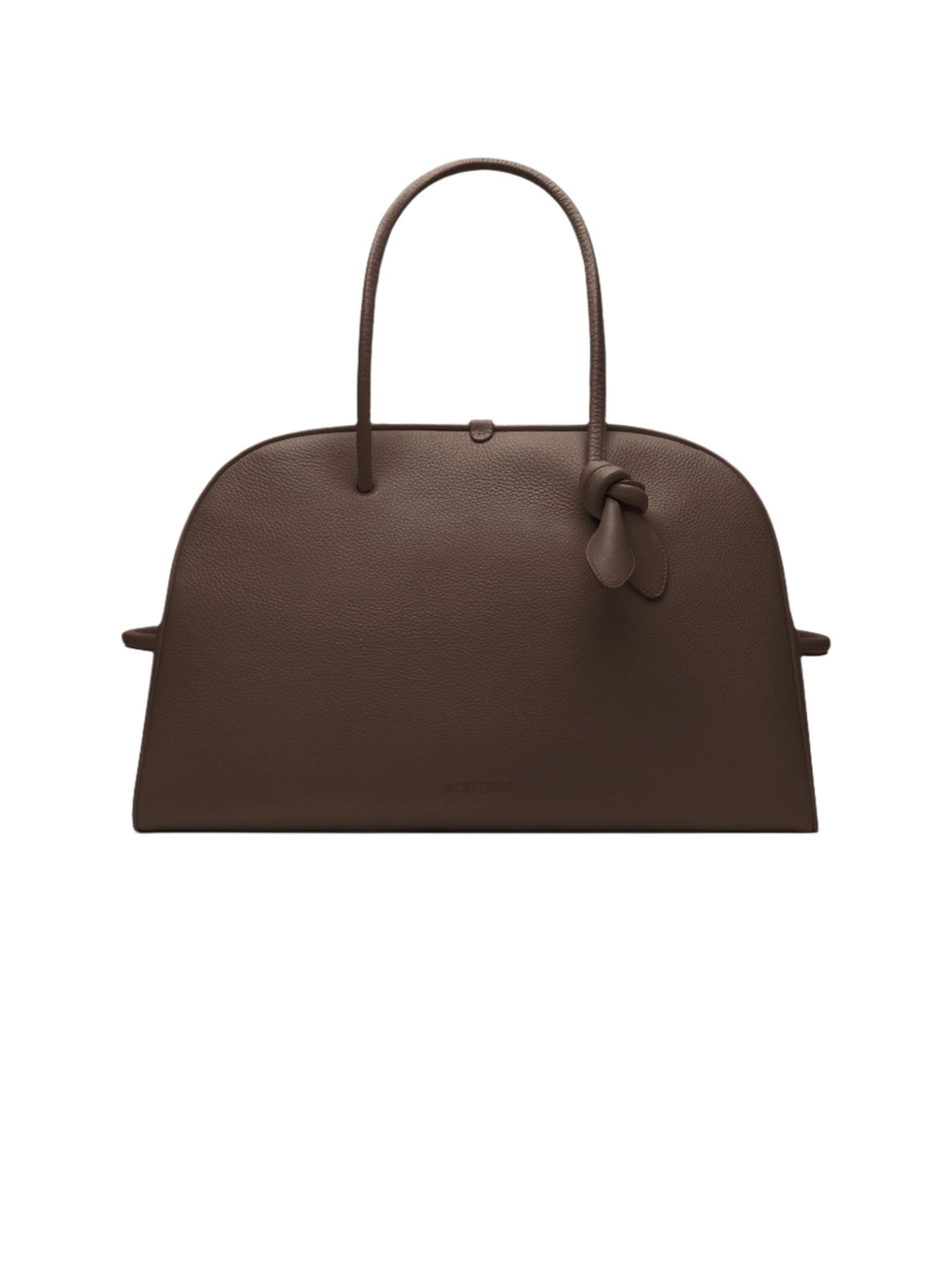 Jacquemus Large Soft Bowling Bag - Dark Brown