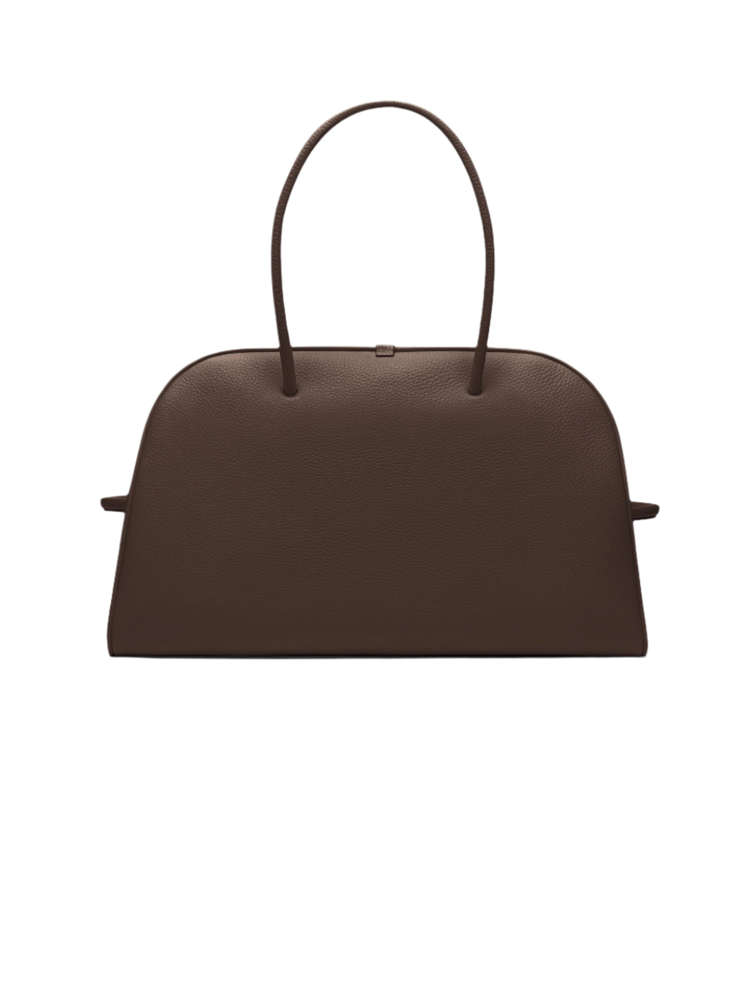 Jacquemus Large Soft Bowling Bag - Dark Brown