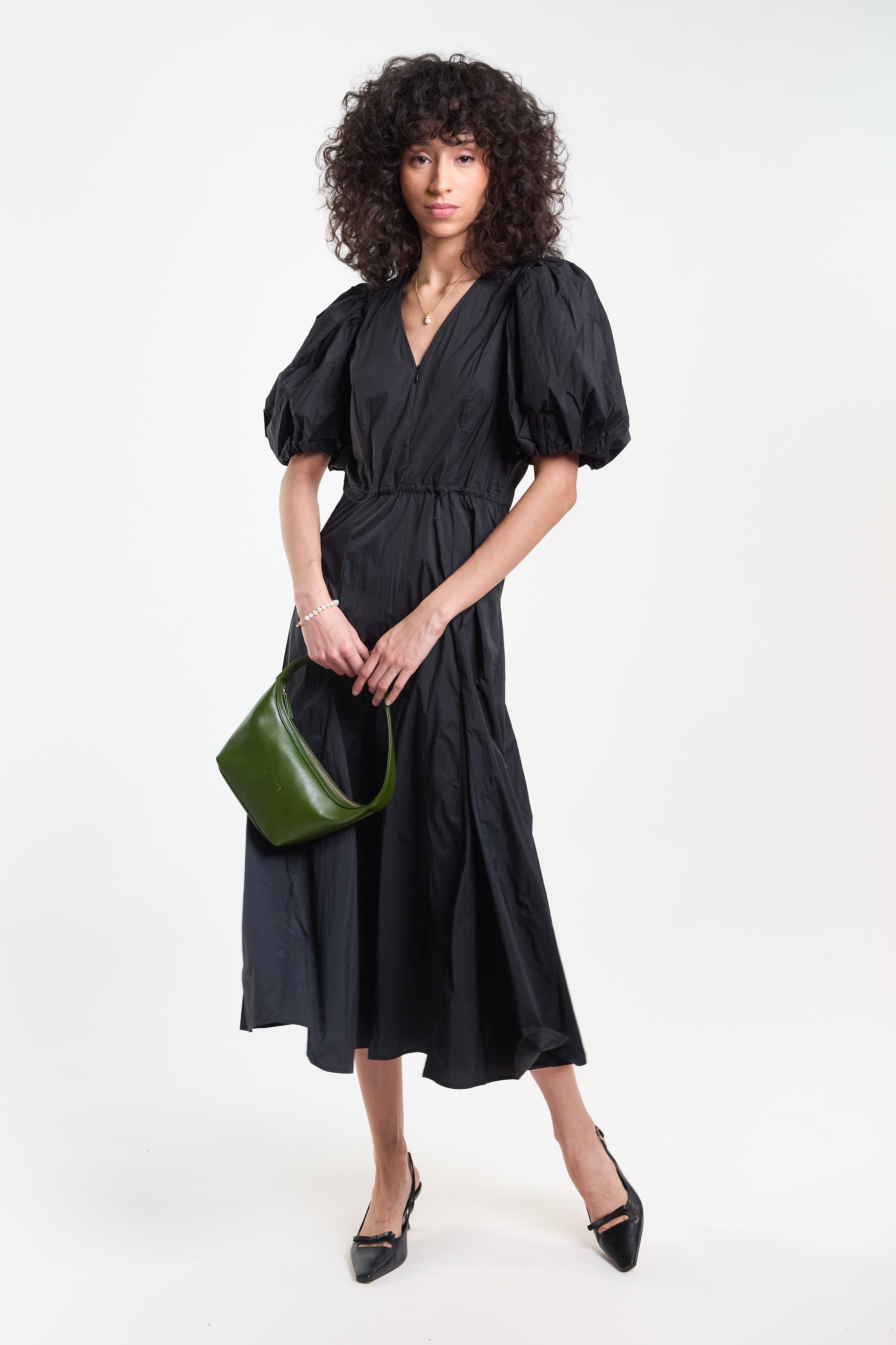 Permanent Vacation Latent Dress - Black