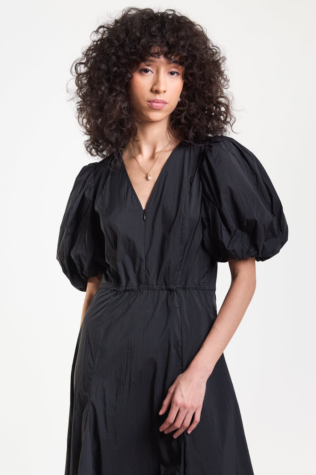 Permanent Vacation Latent Dress - Black
