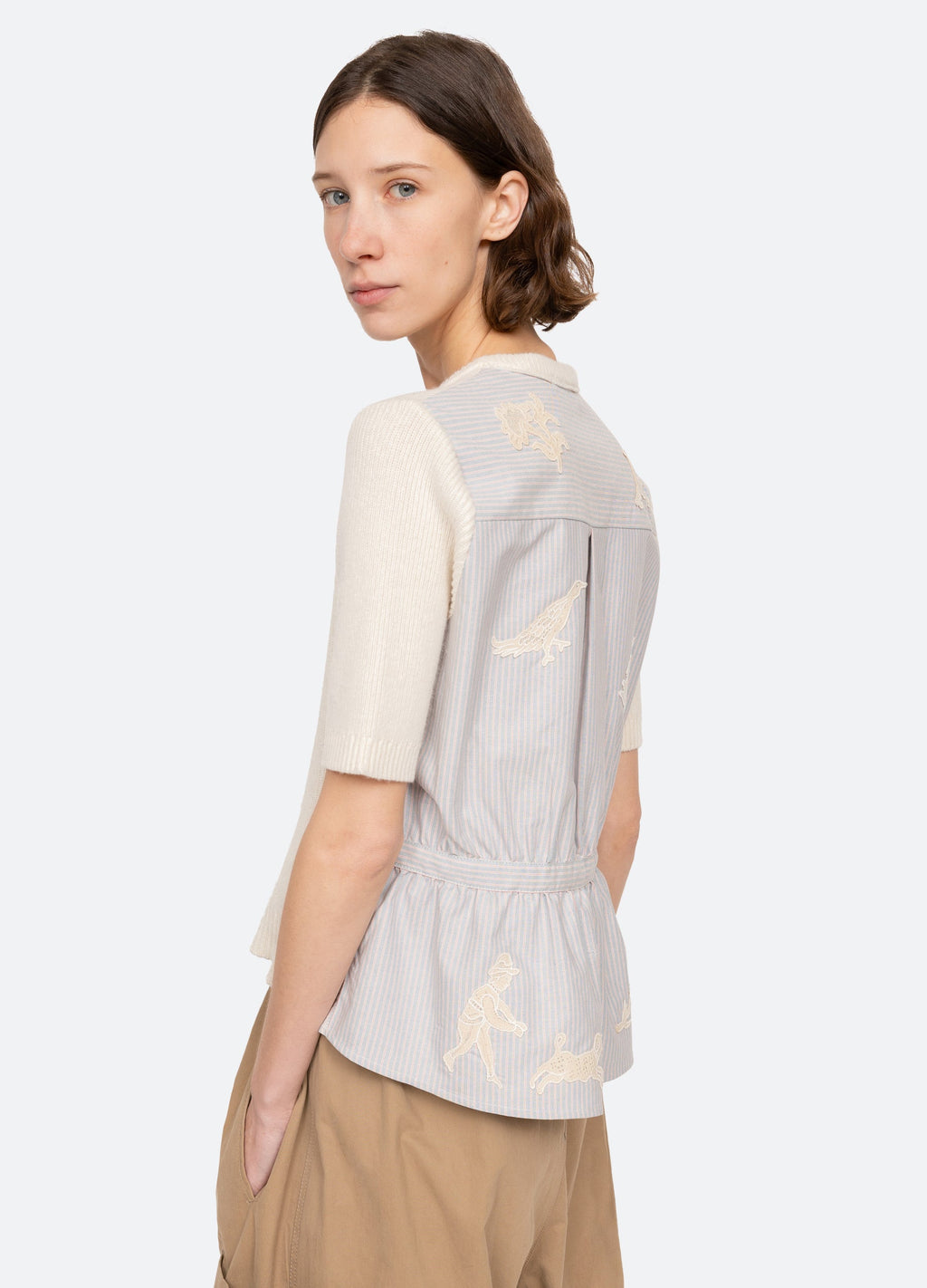 Sea NY Lavinia Sweater - Cream