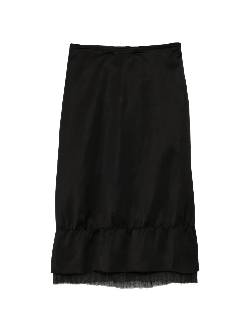 Totême Layered Satin Skirt