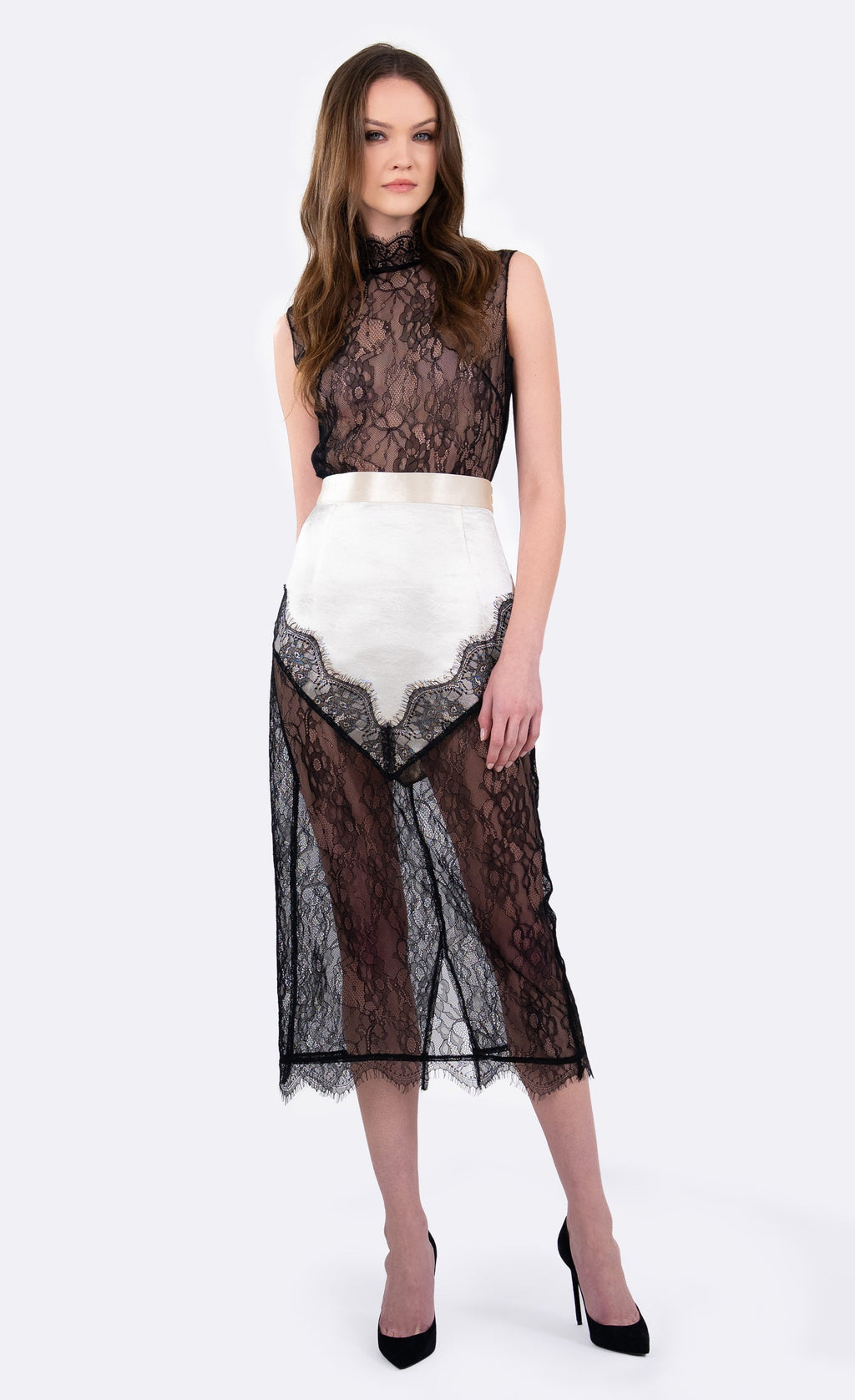 Nonchalant Label Layla Lace Top - Black
