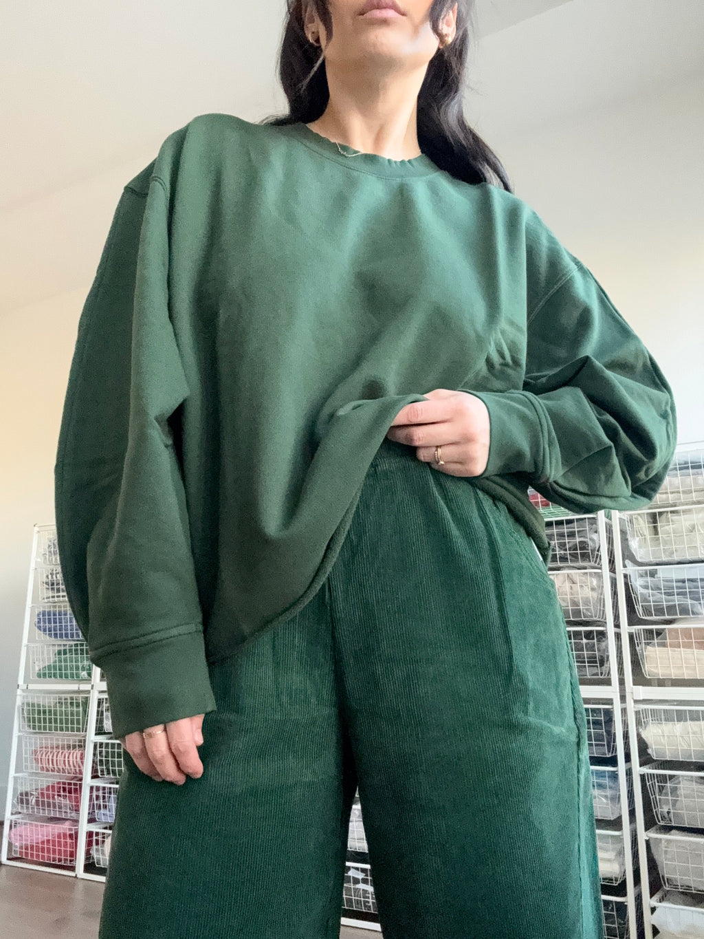 Le Bon Shoppe Corduroy Arc Pants - Foret