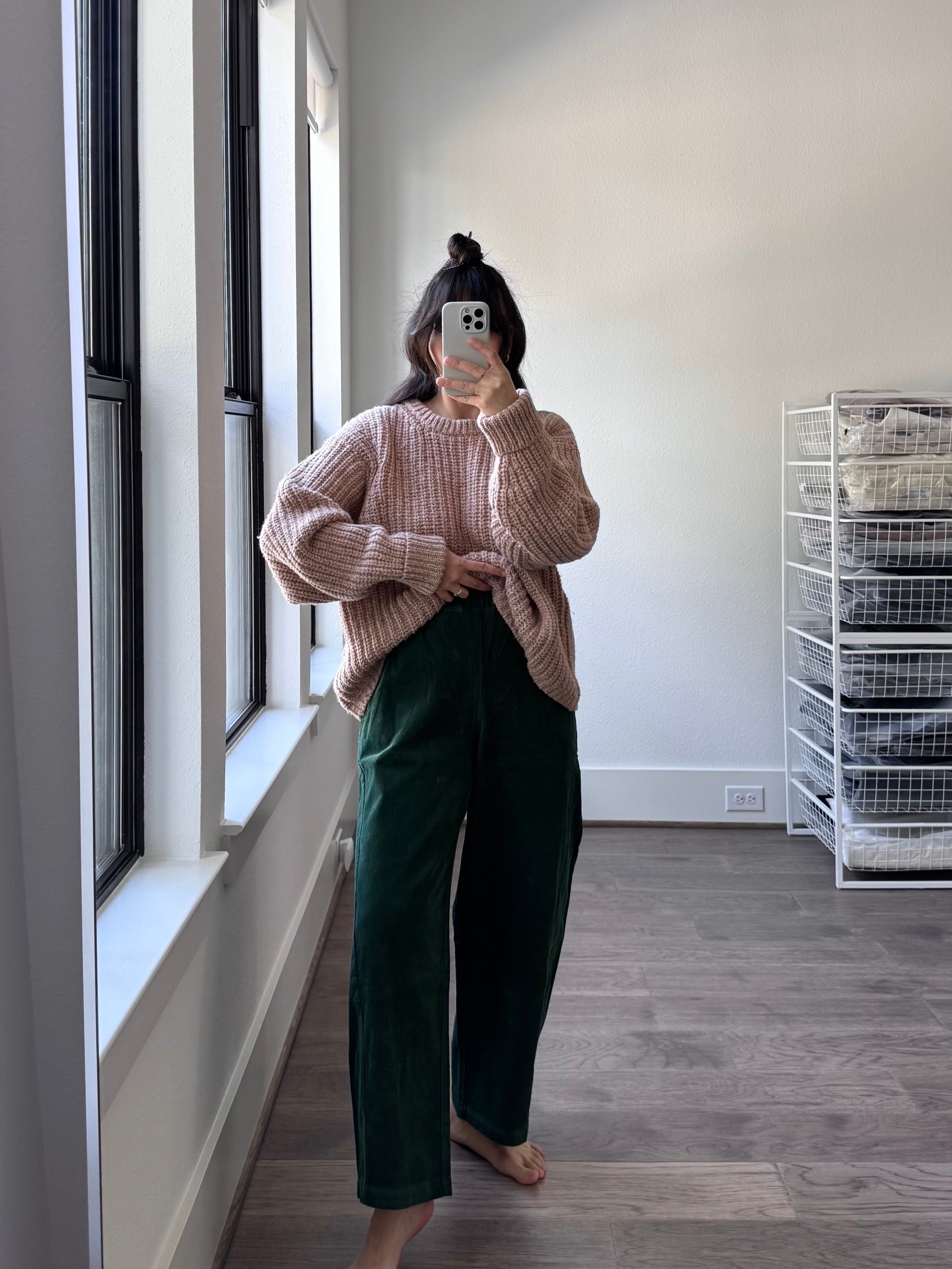 Le Bon Shoppe Corduroy Arc Pants - Foret