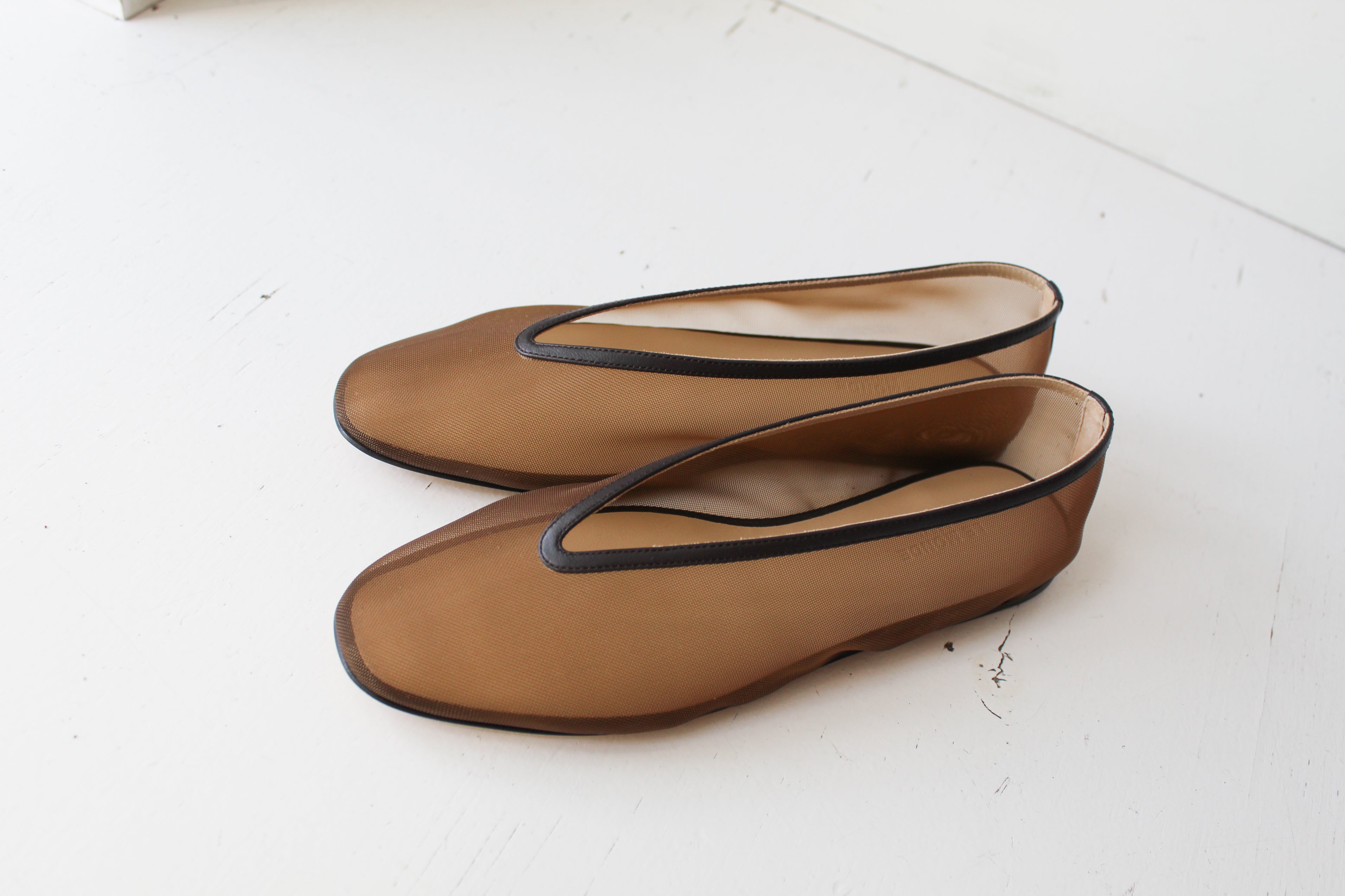 Le Monde Béryl Luna Slipper - Brown Mesh