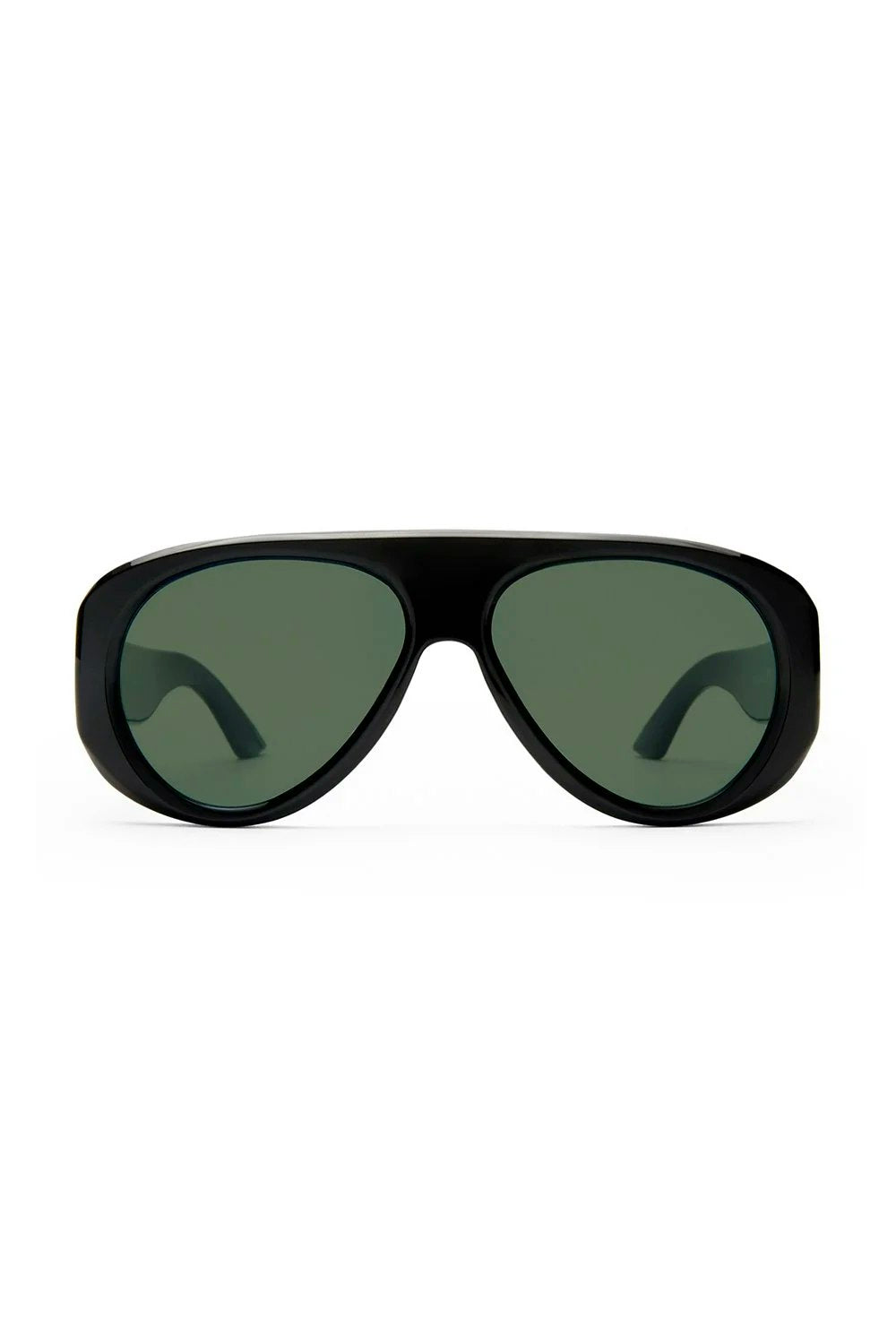 Le Specs Dream Boat Sunglasses - Black - Khaki Mono Polarized
