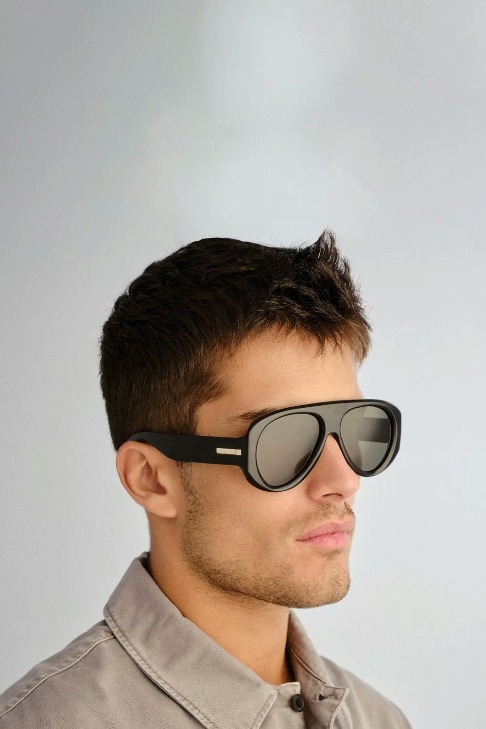 Le Specs Dream Boat Sunglasses - Black - Khaki Mono Polarized