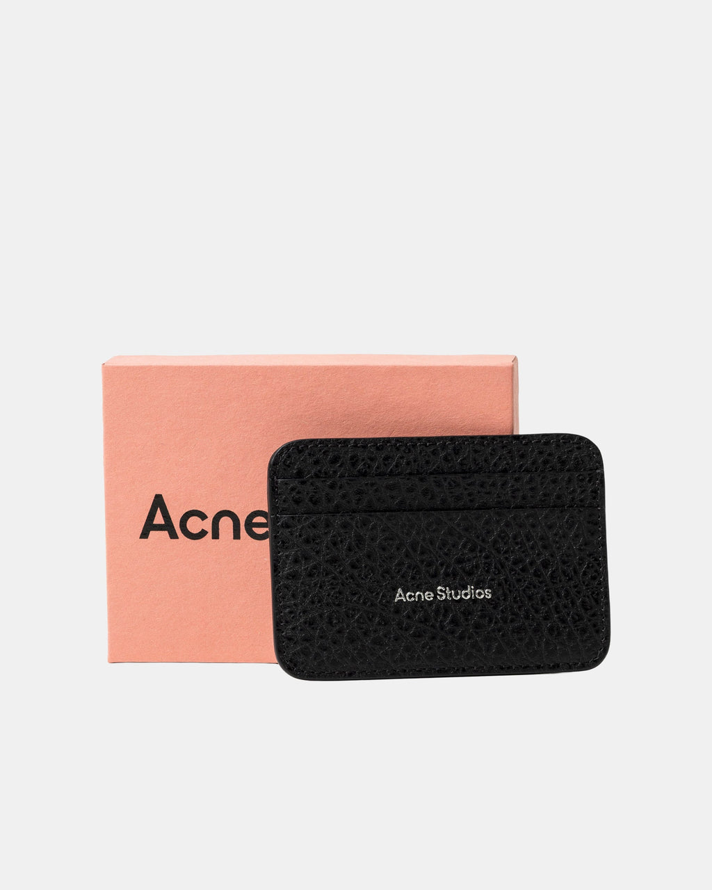 Acne Studios Leather Card Holder - Black